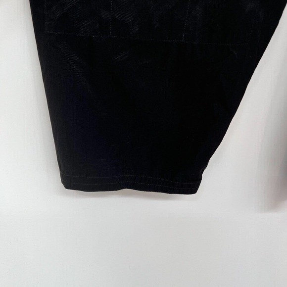 Diane Von Furstenberg Womens Pants 14 Black Crop Ankle Tassel Belted Pockets - Picture 6 of 7